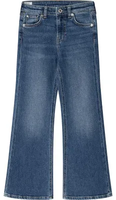 Produktbild von Pepe Jeans Mädchen Slim Fit Flare Hw Jr Jeans, Blau (Denim-Ic4), 12 Jahre