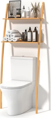 Produktbild von Toilettenregal Waschmaschinenregal Badregal ,Regal über Toilette,Bad WC Regal ,67Lx25Bx175H