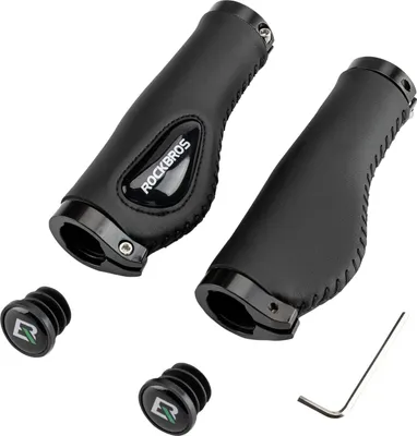 Produktbild von ROCKBROS Fahrradgriffe Ergonomische Lenkergriffe Lock-On 22,2 mm, Schwarz