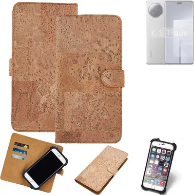 Produktbild von K-S-Trade Hülle kompatibel mit Xiaomi Civi 3  Kork Handyhülle Cover  Schutzhülle TPU Case Bumper in Hellbraun, (1x)