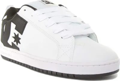 Produktbild von DC Shoes Court Graffik Herren Schnürung Lässig Turnschuhe Weiß Schwarz – undefined / Weiß schwarz