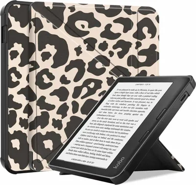 Obrázek produktu pro imoshion Design Skládací kryt pro Kobo Libra Colour - Leopard