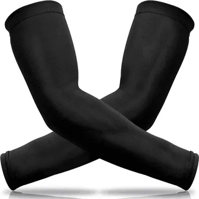 Produktbild von Kompressions Arm Sleeves Herren Damen UPF 50 UV-Schutz XL Schwarz