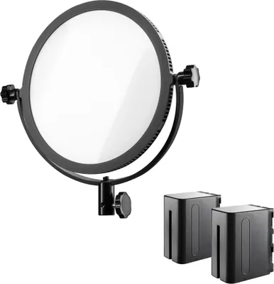 Obrázek produktu pro Walimex Pro 21377 Soft LED 300 Round Bi-Colour 1 kus černý (1021377)
