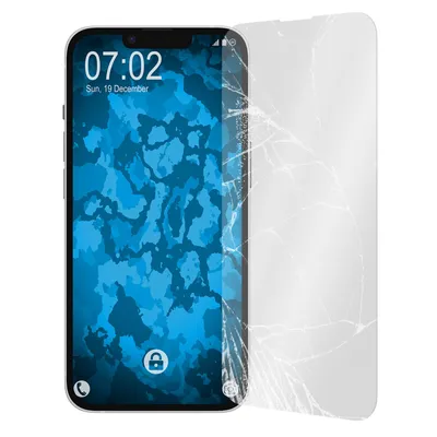 Produktbild von 2er-Pack PhoneNatic Glas-Folie klar kompatibel mit Apple iPhone 13 - Panzerglas für iPhone 13