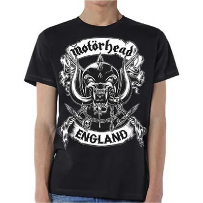 Produktbild von Motörhead Crossed Swords England Crest Black M T-Shirt