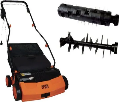 Produktbild von ATIKA VT 40 Z Vertikutierer Rasenlüfter, 230V, 1600W für Bodenpflege, Rasenreinigung