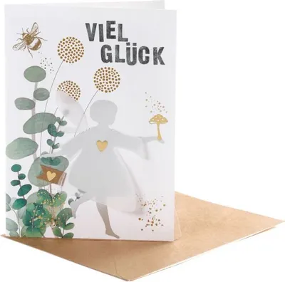 Produktbild von Wunschfeen Karte "Viel Glück"