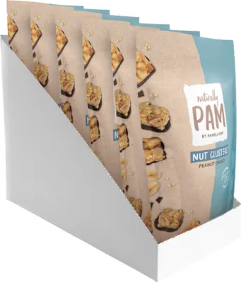 Produktbild von Naturally Pam by Pamela Reif | Nut Cluster | Nuss Snack | 6 x 90g | Peanut Choco