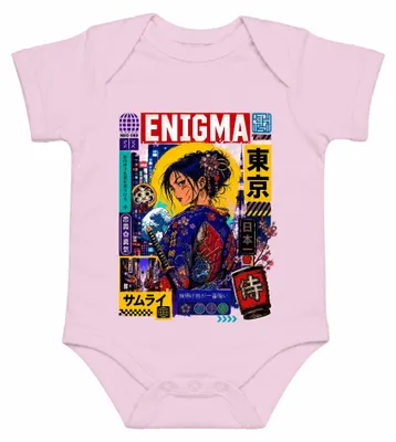 Productafbeelding van ENIGMA Tokyo Samurai Katana Japan, dameskimono, anime, manga, Y2K, geisha, babybody, roze, maat 3/6