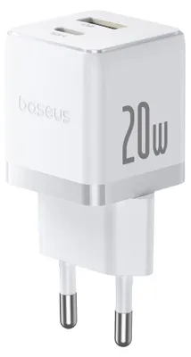 Zdjęcie produktu dla Ładowarka sieciowa Baseus Palm 20W USB-C biały