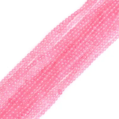 Runde 2mm Rosenquarz Perlen, 190 Stück, für Schmuck