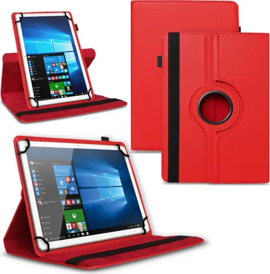 Produktbild von Tablet Hülle für Samsung Galaxy Tab A7 10.4 Zoll 360° Drehbar Case Cover SchutzFarben:Rot
