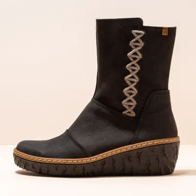 Produktbild von El naturalista Schnürstiefel N5165 PLEASANT BLACK / MYTH YGGDRASIL Farbe Black