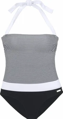 Produktbild von LASCANA Badeanzug schwarz-weiß Größe 38 Cup C/D