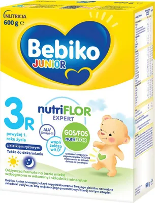 Obrázok produktu pre Mleko modyfikowane Bebiko Junior 3R dla dzieci po 1 roku 600 g