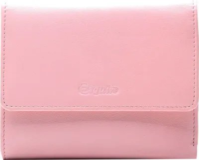 Image de Esquire Cuir porte-monnaie Viktoria Flap Wallet Apricot rose