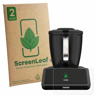 Produktbild von 2x ScreenLeaf Schutzfolie für Vorwerk Bimby TM7 Displayschutz Display Schutz Folie Klar Transparent