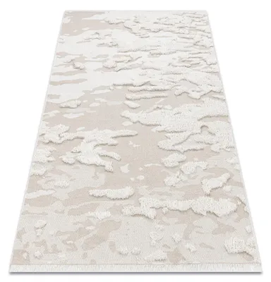 Zdjęcie produktu dla Dywan MOROC 22331 Abstrakcja Ekologiczny, EKO SIZAL frędzle - strukturalny beż / krem beżowy 136x190 cm