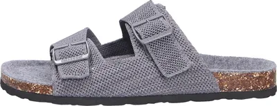 Produktbild von Giesswein Herren Tieffußbett Pantolette MERINO SLIDES grau Größe EUR 41