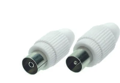 Produktbild von Konektor Solight IEC anténní samice + samice