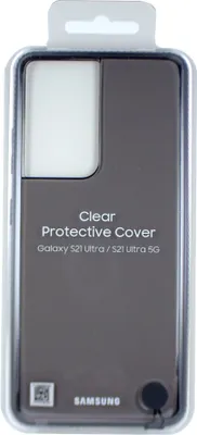 Obrázek produktu pro Samsung EF-GG998, Obal, Samsung, Galaxy S21 Ultra, 17,3 cm (6.8"), Černá, Průhledná