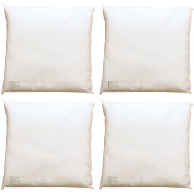 Produktbild von 4er Set Kissenfüllungen 40x40 cm weiche Innenkissen für Dekokissen