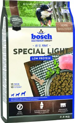 Produktbild von Bosch HPC Special Light Hundetrockenfutter, eiweiß- und mineralstoffreduziert, 2,5 kg