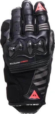 Image de Gants de moto pour femme Dainese Reacto Carbon Short, noir/rose, taille S
