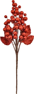 Immagine prodotto di Ramo di decorazione Clayre & Eef 34 cm plastica rossa