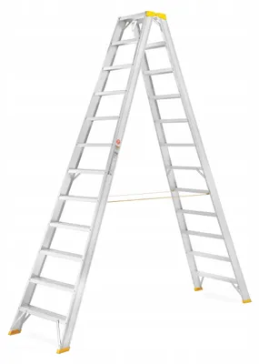 Zdjęcie produktu dla Drabina aluminiowa montażowa ALOSS 2x12 4,55m