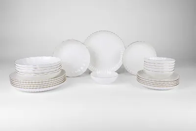 Produktbild von Hermia Concept, BNLZF24Y2B20, Tafelservice (24-teilig), 100 % PORZELLAN, Mehrfarbig, 27 cm