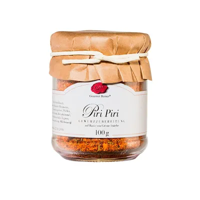 Produktbild von Gourmet Berner Piri Piri Dip im 100g Glas FPPD01