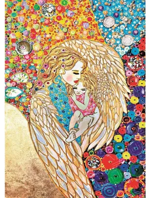 Zdjęcie produktu dla MAGNOLIA Puzzle: Anioł z dzieckiem, 1000 elementów
