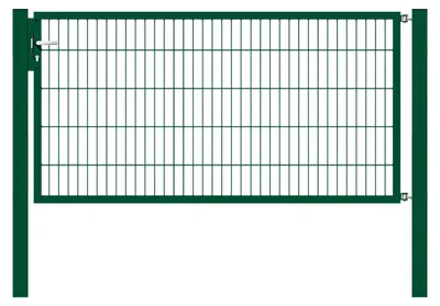 Zdjęcie produktu dla Alberts 647674 Bramka pojedyncza Flexo z akcesoriami, zielona, szerokość 200 cm, wysokość 100 cm