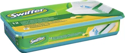 Zdjęcie produktu dla 4x Wilgotne ściereczki do czyszczenia podłóg Swiffer, opakowanie 12 szt