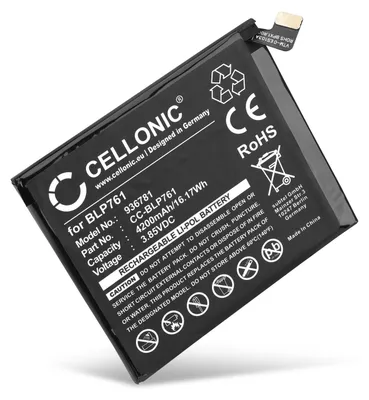 Immagine prodotto di CELLONIC 1x Batteria per Cellulare Compatibile con OnePlus 8, BLP761 – (4200mAh, 3.85V)