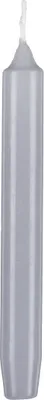 Produktbild von Leuchterkerzen, Tafelkerzen, Haushaltskerzen Silbergrau, 200 x Ø 25 mm, 32 Stück