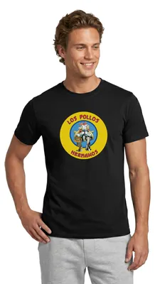 Produktbild von Spreadshirt Breaking Bad Los Pollos Hermanos Männer T-Shirt, XXL, Schwarz