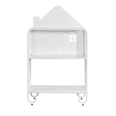 Produktbild von HOME DELUXE - Kinderregal TODO - Farbe: Weiß, Maße: 102x61x28 cm, inkl. 2 Aufbewahrungsboxen, Bodenschondend, stabile Konstruktion I Kinderregal Bücherregal Magnetregal