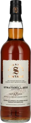 Produktbild von Signatory Vintage 100 Proof Edition STRATHMILL 12 Years Old Single Malt #36 2012 57,1% Vol. 0,7l