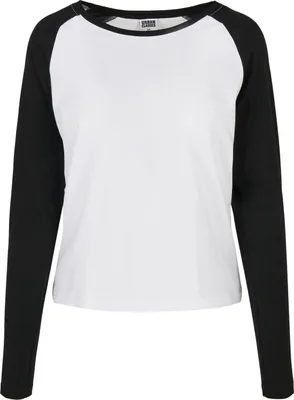 Produktbild von Urban Classics Ladies - RAGLAN Longsleeve weiß - XXL
