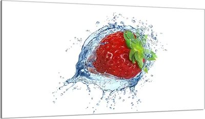 Obrázek produktu pro Krycí deska varné desky 90x52 Skleněná krycí deska varné desky splashback Skleněná deska deco Krájecí deska, jahoda ovoce