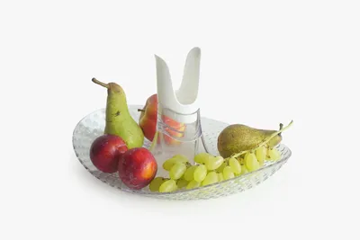 Image de Assiette à fruits - Couleur : Blanc - Modèle Perica