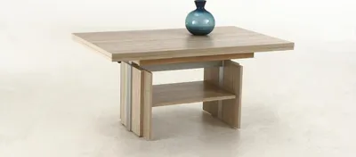 Produktbild von Couchtisch Tisch -Rom- 110- 177 x 68 cm Funktionscouchtisch -Sonoma Eiche