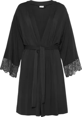 Produktbild von LASCANA Kimono schwarz Größe 40/42