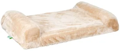 Produktbild von Kerbl Fensterliegebrett für Katzen beige 55x35cm Holz Plüsch einfache