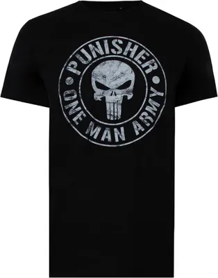 Produktbild von The Punisher - "One Man Army" T-Shirt für Herren TV412 (L) (Schwarz)