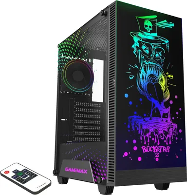 Produktbild von Gamemax Rockstar2 - Midi Tower - ohne Netzteil - USB/Audio - ATX