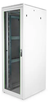 Produktbild von Digitus Netzwerkschrank Unique Serie - 800x1000 mm (BxT), Freistehendes Gestell, 47U, 800 kg, Grau